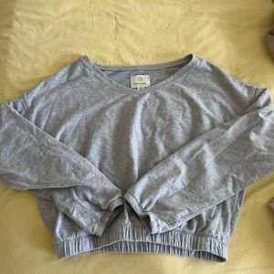 offline fleece v neck crew